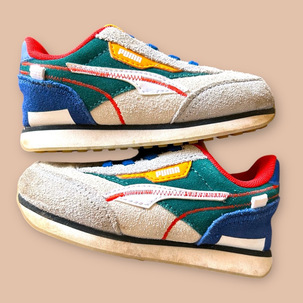 {PUMA} Future Rider New Heritage Toddler Sneaker, Size 9
